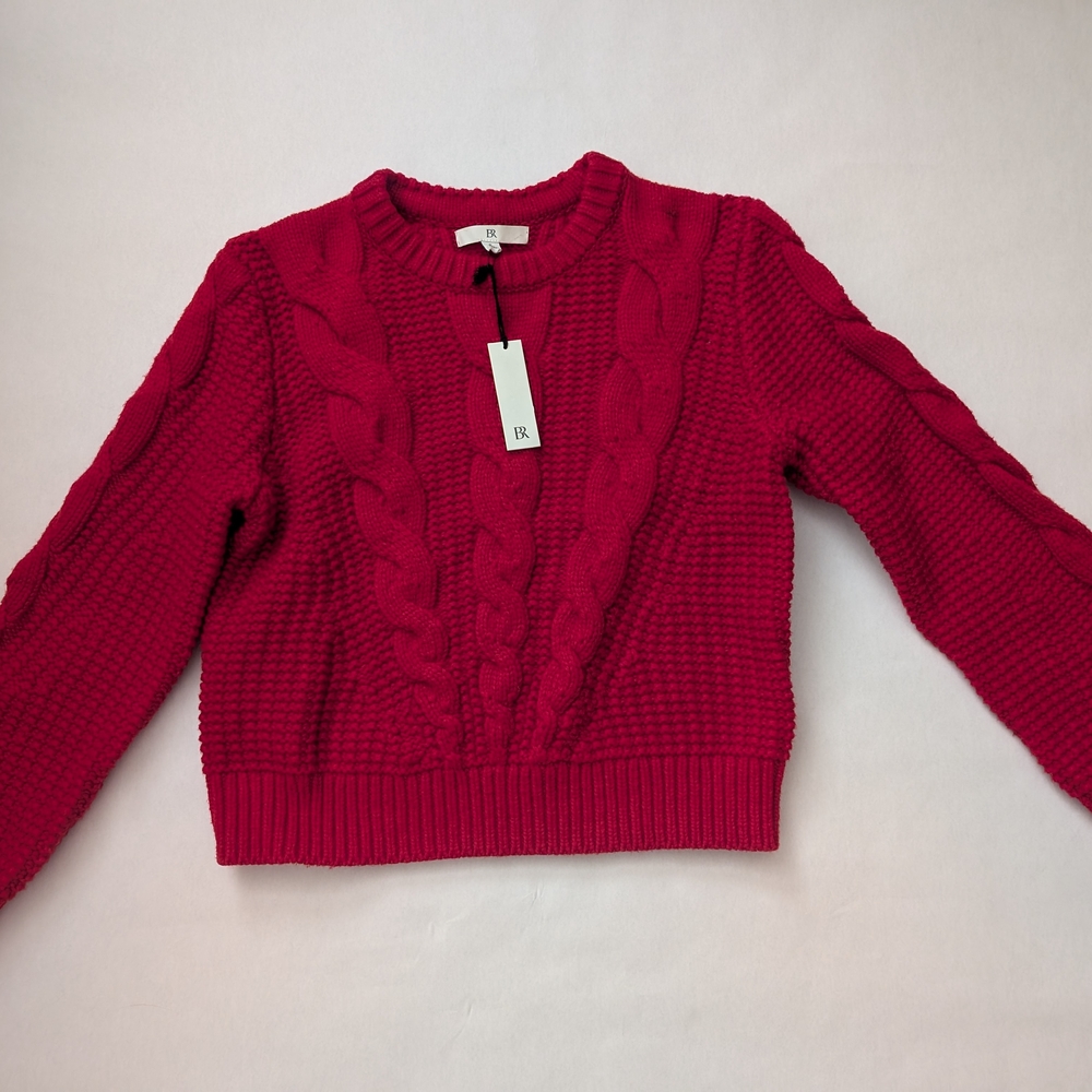 Banana Republic Red Crew Neck Sweater